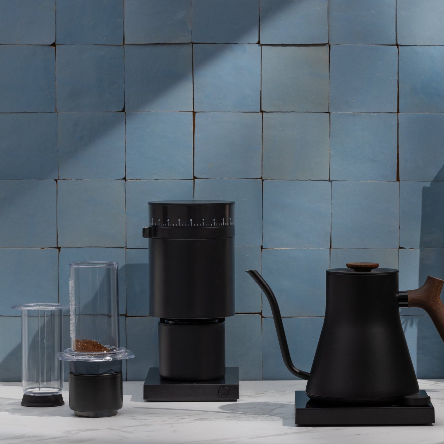 Fellow Opus Conical Burr Grinder 220v - Matte Black - Clifton Coffee Roasters UK