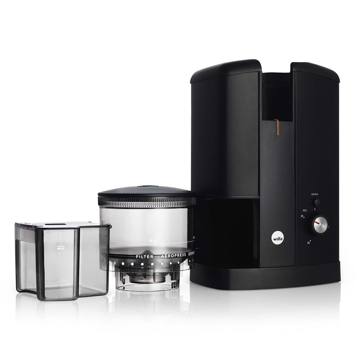Wilfa Svart Aroma Grinder - Black - Clifton Coffee Roasters UK