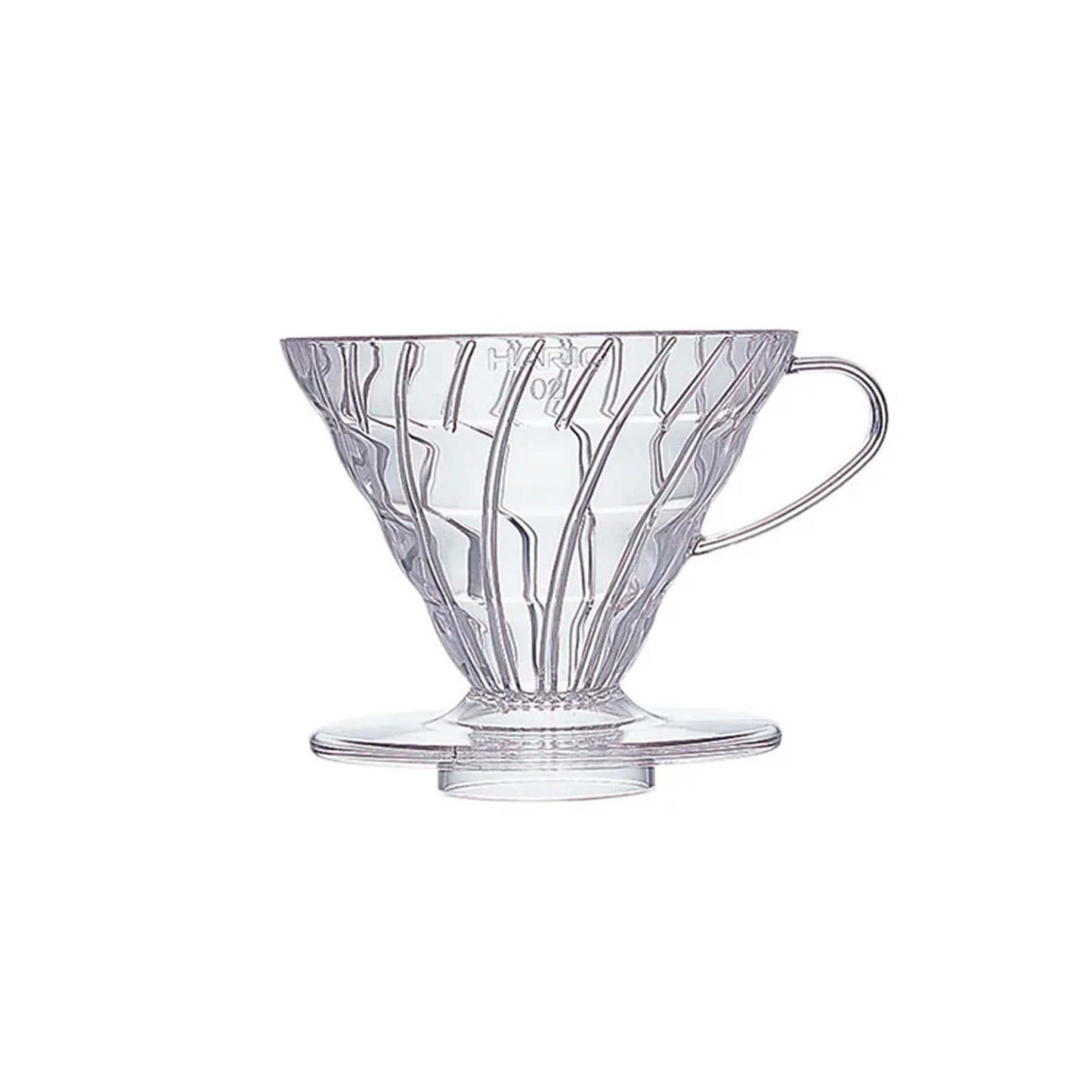 V60 02 Clear Plastic Dripper - Clifton Coffee Roasters UK