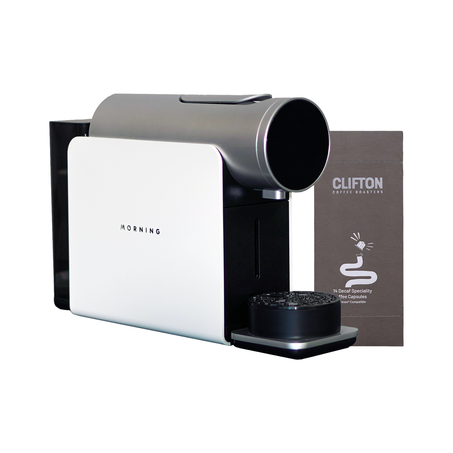 Morning Pod Machine Bundle - Decaf Capsules