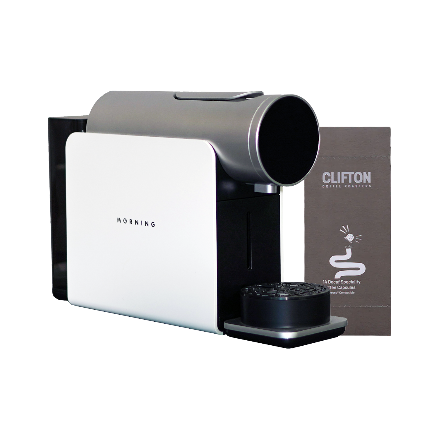 Morning Pod Machine Bundle - Decaf Capsules