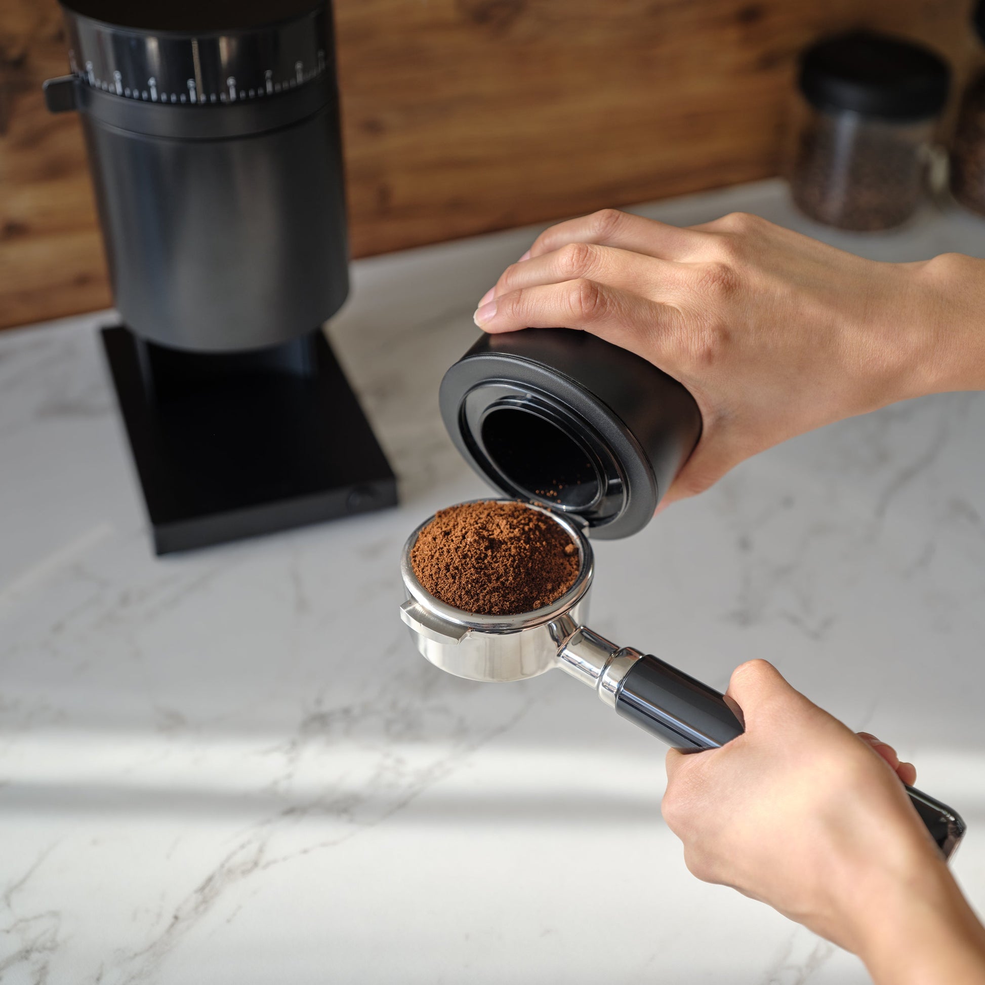 Fellow Opus Conical Burr Grinder 220v - Matte Black - Clifton Coffee Roasters UK