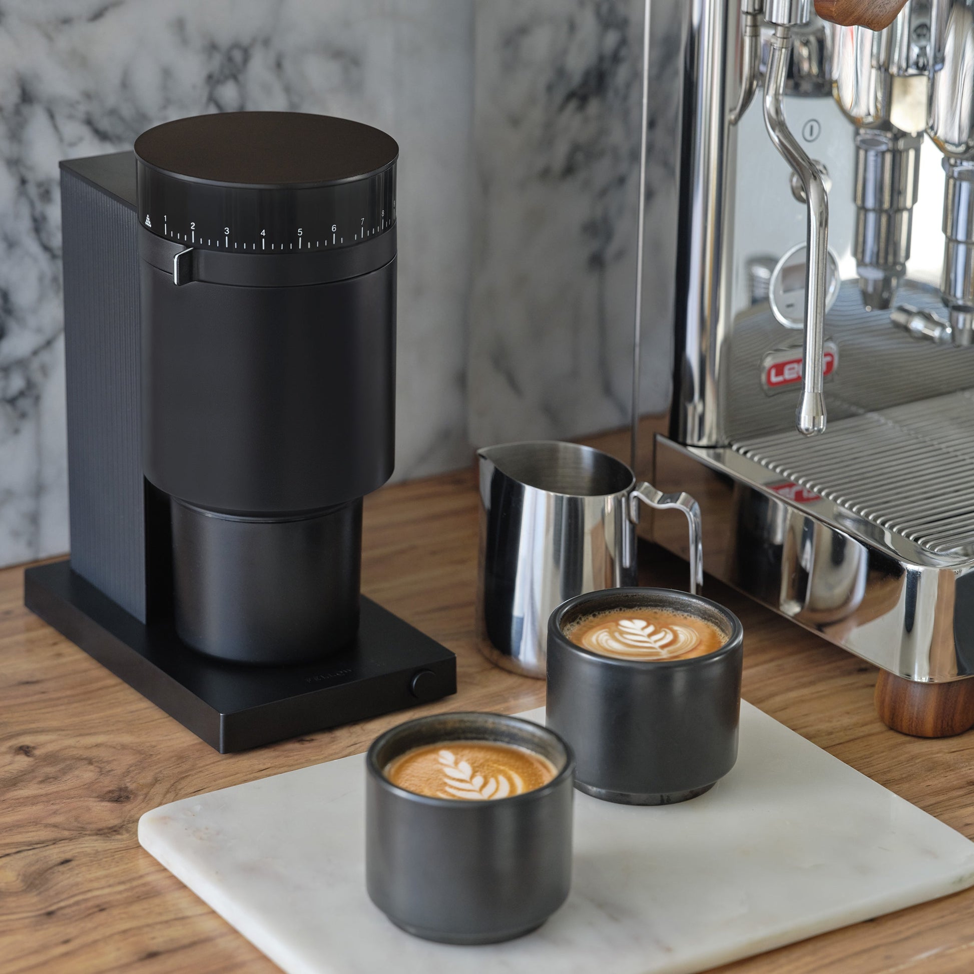 Fellow Opus Conical Burr Grinder 220v - Matte Black - Clifton Coffee Roasters UK