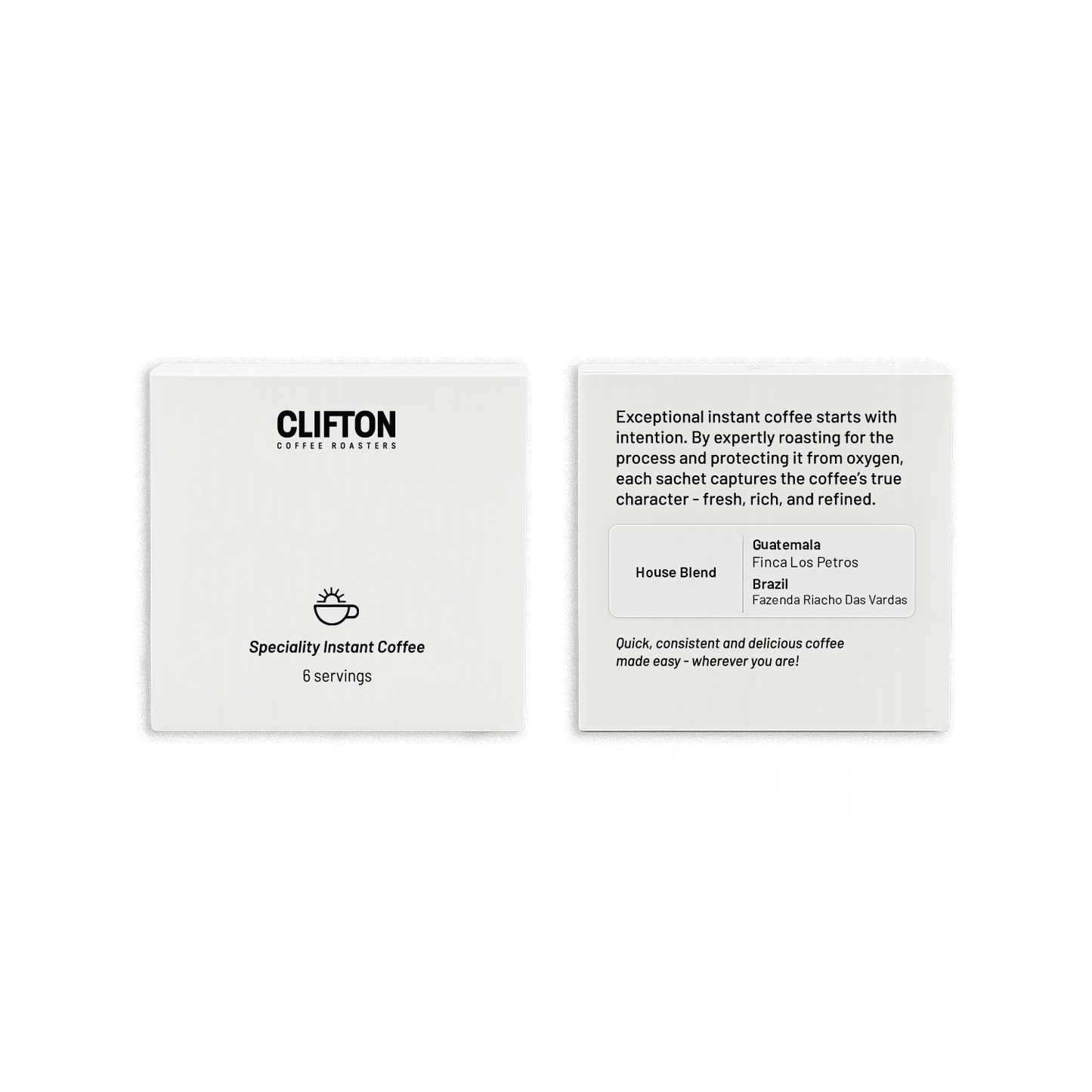House Blend - Speciality Instant - Clifton Coffee Roasters UK