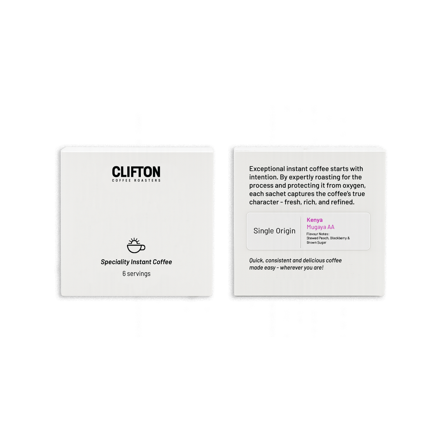 Single Origin - Speciality Instant - Clifton Coffee Roasters UK